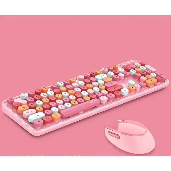 かわいい 英語 パソコン マウス 可愛い us オシャレ カラー豊富 キーボード ノート 無線 デザイン2つ買うと200オフ おしゃれ セット 配列 pc [期間限定30%値下げ]ワイヤレス