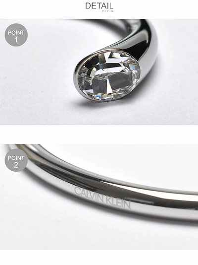 2022通販 Calvin Klein : カルバンクライン ジュエリー バングル : 腕時計・アクセサリー 爆買い新品