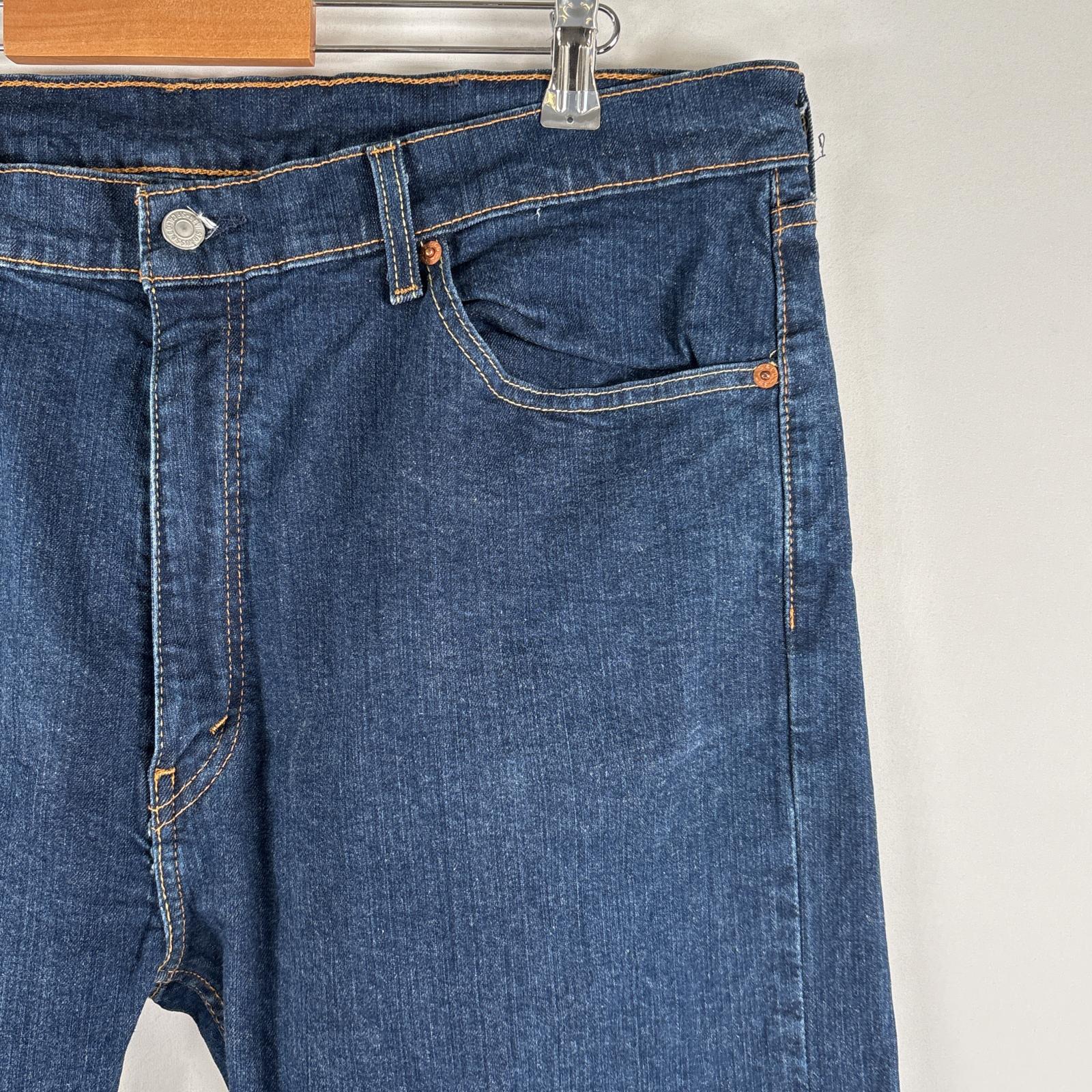 古着 デニムパンツ 505 ストレート ジーパン ジーンズ 5ポケット ストレッチ 大きいサイズ w40 L32 ブルー メンズ 古着 デニムパンツ 505 ストレート ジーパン ジーンズ 5ポケット ストレッチ 大きいサイズ w40 L32 ブルー メンズ