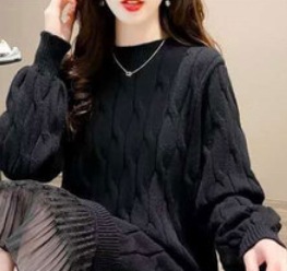 ゆったりニットワンピース ワンピース ニット セーター ロング ロング丈 長袖 ラウンドネック ゆったりニットワンピース ワンピース ニット セーター ロング ロング丈 長袖 ラウンドネック