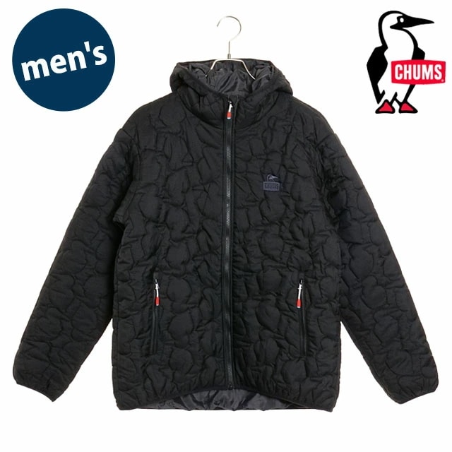ブービー ステッチ パデッド フーディ [CH04-1415] M Booby Stitch Padded Hoodie メンズ アウター 中綿キルティングジャケット Black（K001）