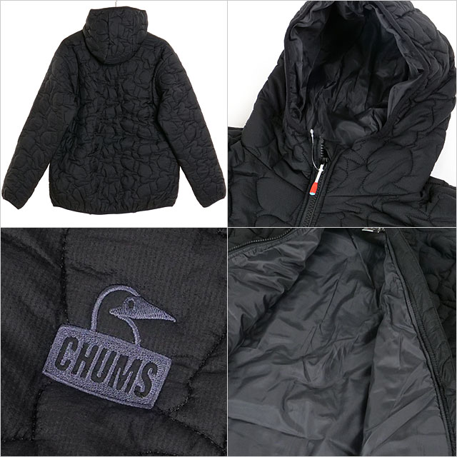 ブービー ステッチ パデッド フーディ [CH04-1415] M Booby Stitch Padded Hoodie メンズ アウター 中綿キルティングジャケット Black（K001）
