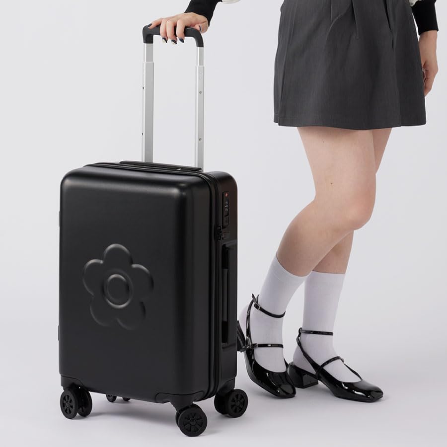 [トレードワークス] MARY QUANT マリークワント スーツケース（機内持ち込み用） 36L 国内旅行 春休み 1泊2日 2泊3日 卒業旅行 スーツケース マリクワ キャリーバッグ キャリー