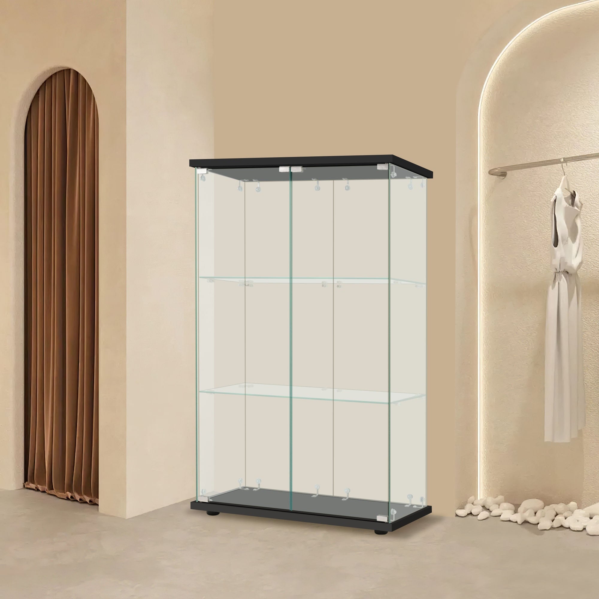 コレクションケース 両扉 大型 ワイドタイプ 強化ガラスディスプレイキャビネット 楽天市場】コレクションケース 両扉タイプ ガラス 大型 ワイドタイプ