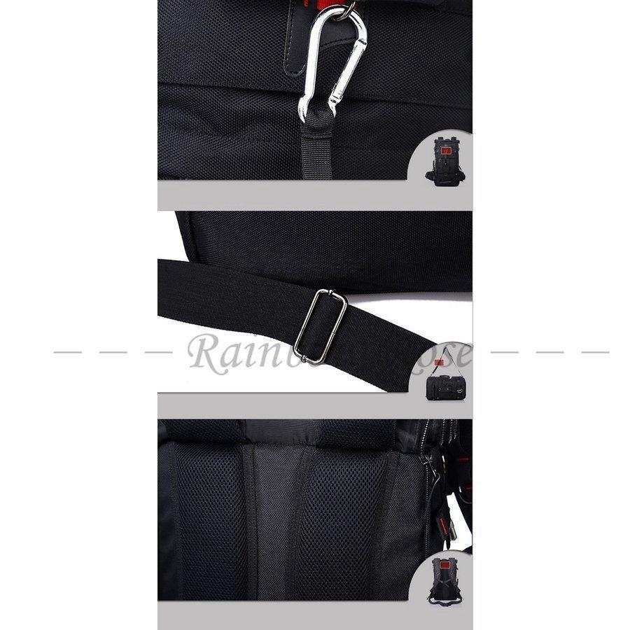 【超お得1つ買うと10個もらえる】[今日は安い-出荷が早い]リュックサックアウトドアバッグ登山バッグ 防水大容量 3way 軽量バックパック 通学 旅行オックスフォードデイパック パソコンバッグ