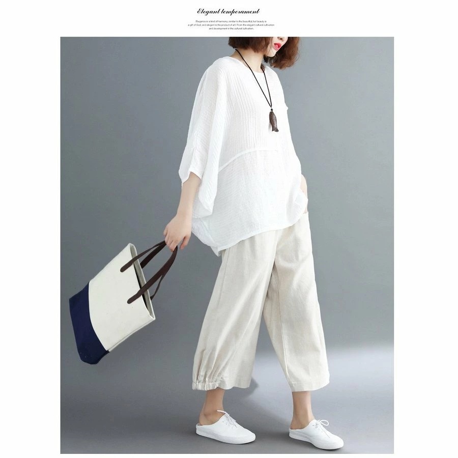 シャツ レディース ブラウス トップス 春 夏 プルオーバー ラウンドネック 7分袖 ドルマンスリーブ 無地 綿麻混 コットンリネン tシャツ 30代 40代 バレンタイン 2023 プレゼント シャツ レディース ブラウス トップス 春 夏 プルオーバー ラウンドネック 7分袖 ドルマンスリーブ 無地 綿麻混 コットンリネン tシャツ 30代 40代 バレンタイン 2023 プレゼント