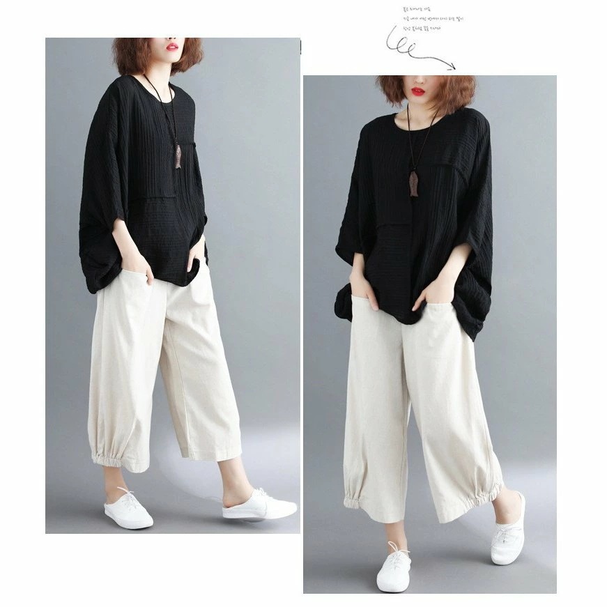 シャツ レディース ブラウス トップス 春 夏 プルオーバー ラウンドネック 7分袖 ドルマンスリーブ 無地 綿麻混 コットンリネン tシャツ 30代 40代 バレンタイン 2023 プレゼント シャツ レディース ブラウス トップス 春 夏 プルオーバー ラウンドネック 7分袖 ドルマンスリーブ 無地 綿麻混 コットンリネン tシャツ 30代 40代 バレンタイン 2023 プレゼント