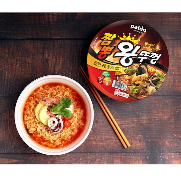 Qoo10] Paldo ワントゥッコン4種 3個/4個 韓国ラー