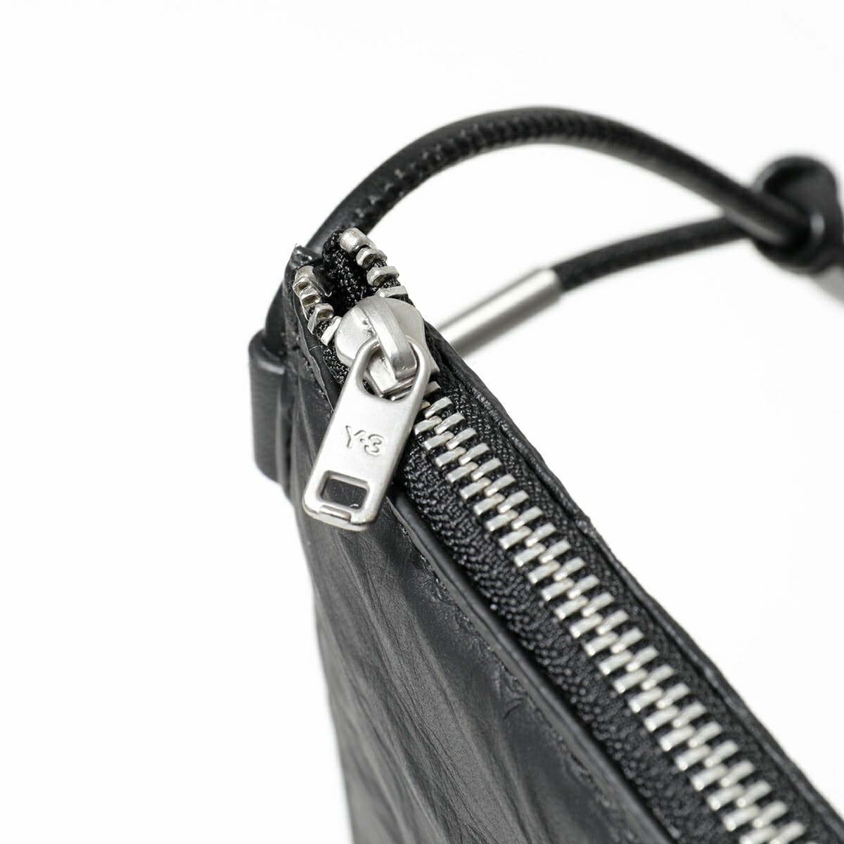 Y-3 ワイスリー ショルダーバッグ CROSS BODY クロスボディ JD2914 メンズ ロゴ レザー ポシェット 鞄 BLACK/NOIR