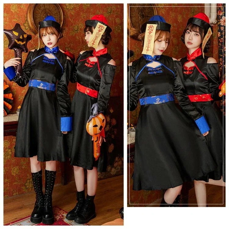 選べる2タイプハロウィンコスプレ仮装キョンシーゾンビチャイナ服チャイナハロウィンコスプレ衣装大人女性可愛いレディース大きいサイズかわいいコスチュームハロウィン 選べる2タイプハロウィンコスプレ仮装キョンシーゾンビチャイナ服チャイナハロウィンコスプレ衣装大人女性可愛いレディース大きいサイズかわいいコスチュームハロウィン