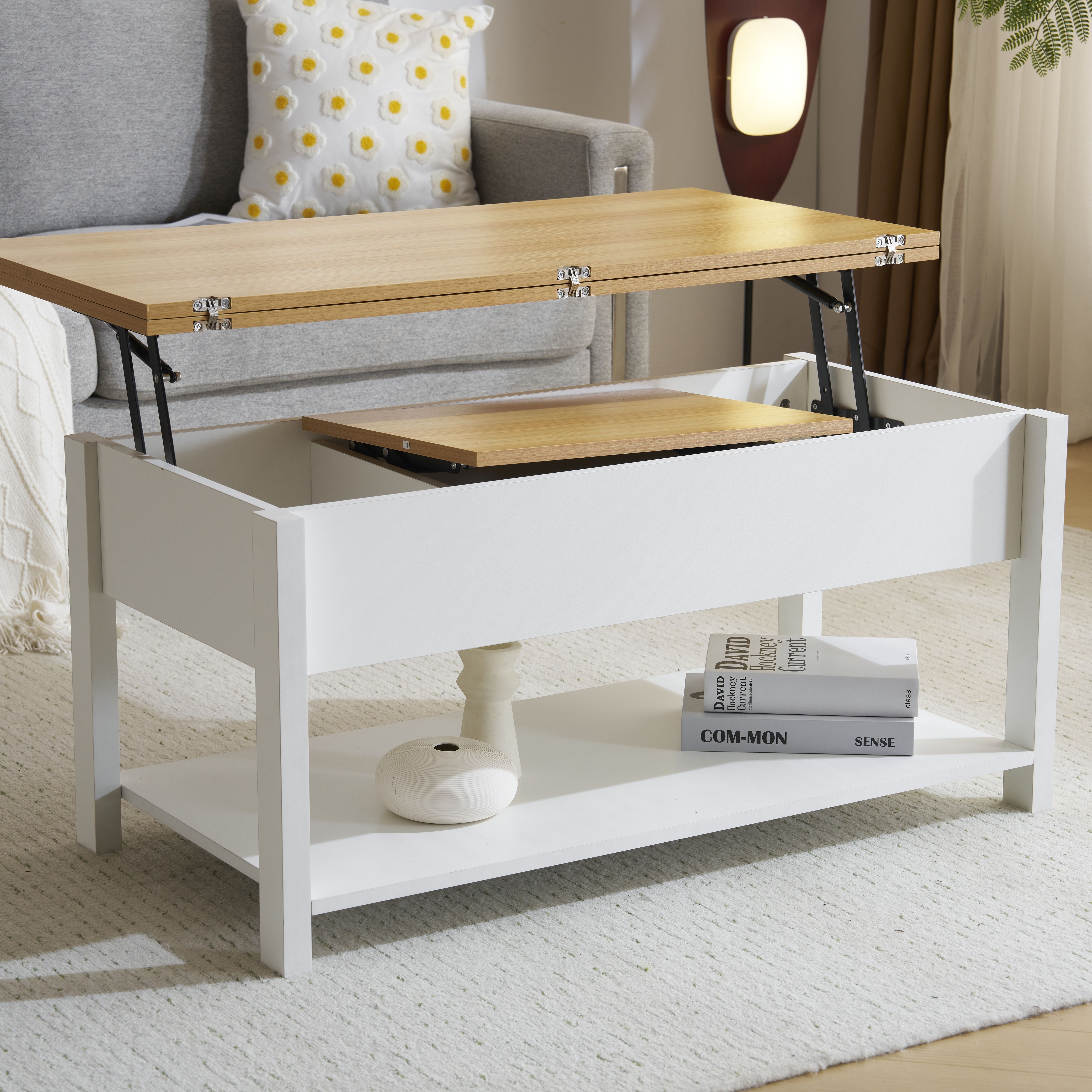 ローテーブル 収納付き センターテーブル 天板昇降式 天板2倍展開可能 大容量 簡単開閉 昇降式 収納テーブル おしゃ ローテーブル 収納付き センターテーブル 天板昇降式 天板2倍展開可能 大容量 簡単開閉 昇降式 収納テーブル おしゃ