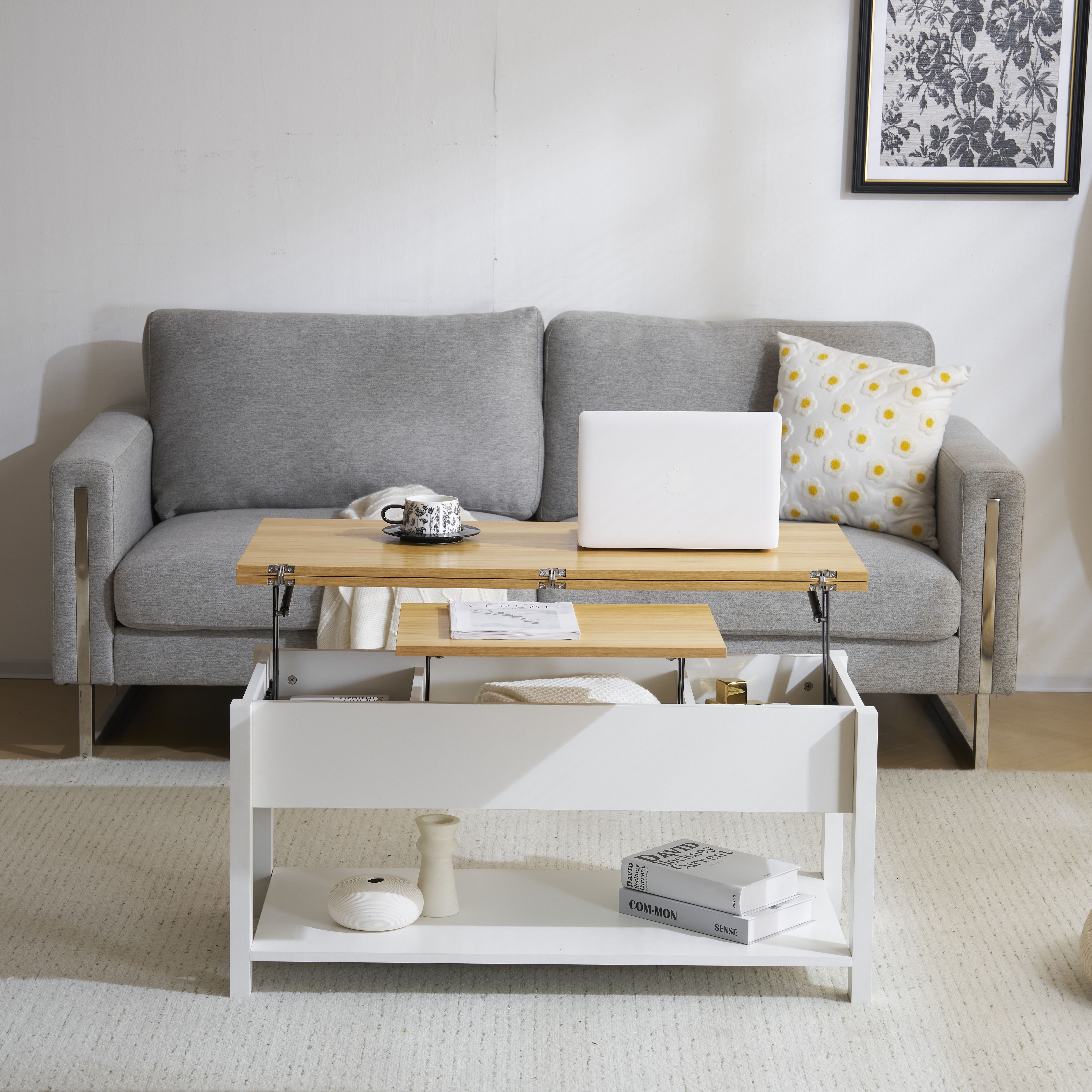 ローテーブル 収納付き センターテーブル 天板昇降式 天板2倍展開可能 大容量 簡単開閉 昇降式 収納テーブル おしゃ ローテーブル 収納付き センターテーブル 天板昇降式 天板2倍展開可能 大容量 簡単開閉 昇降式 収納テーブル おしゃ