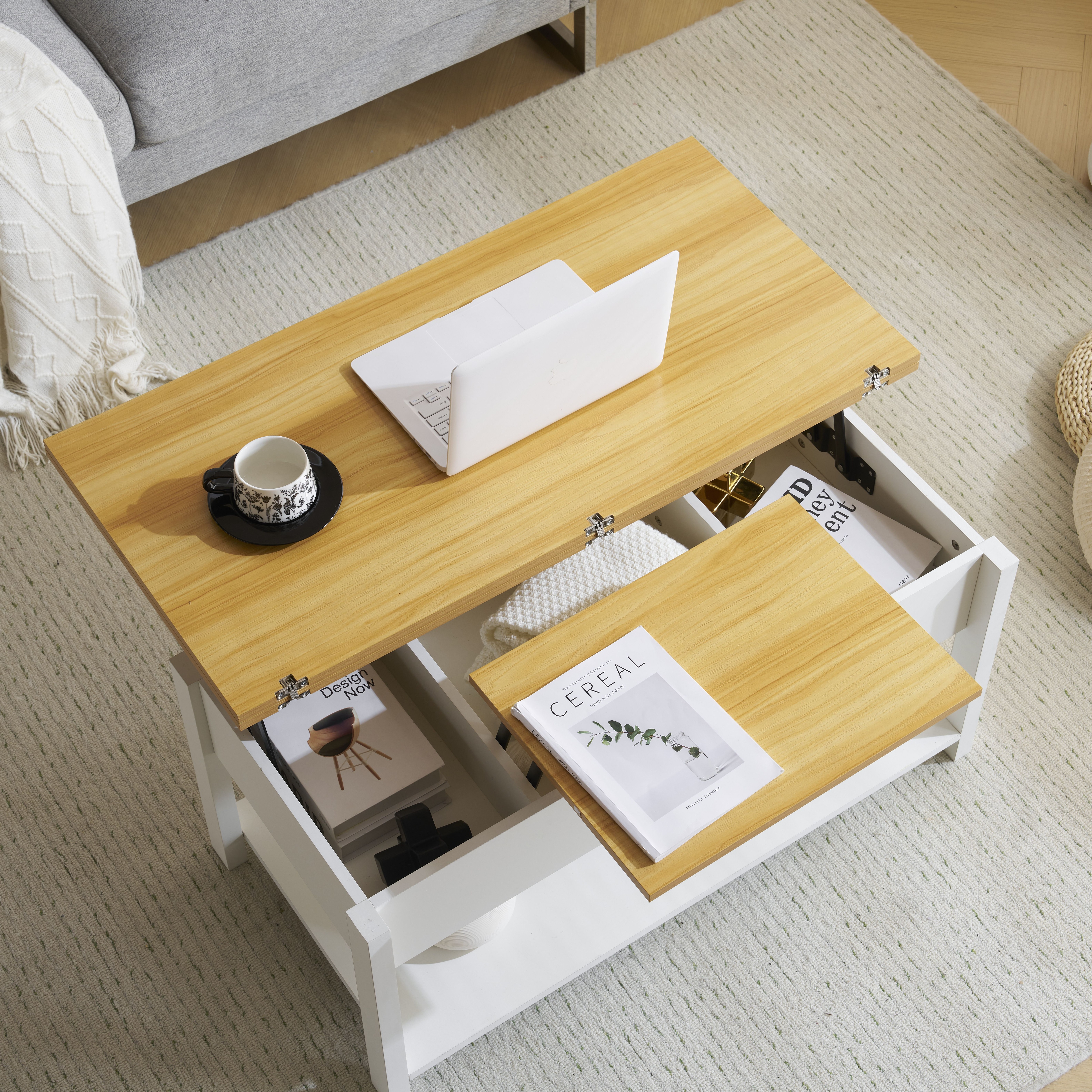 ローテーブル 収納付き センターテーブル 天板昇降式 天板2倍展開可能 大容量 簡単開閉 昇降式 収納テーブル おしゃ ローテーブル 収納付き センターテーブル 天板昇降式 天板2倍展開可能 大容量 簡単開閉 昇降式 収納テーブル おしゃ