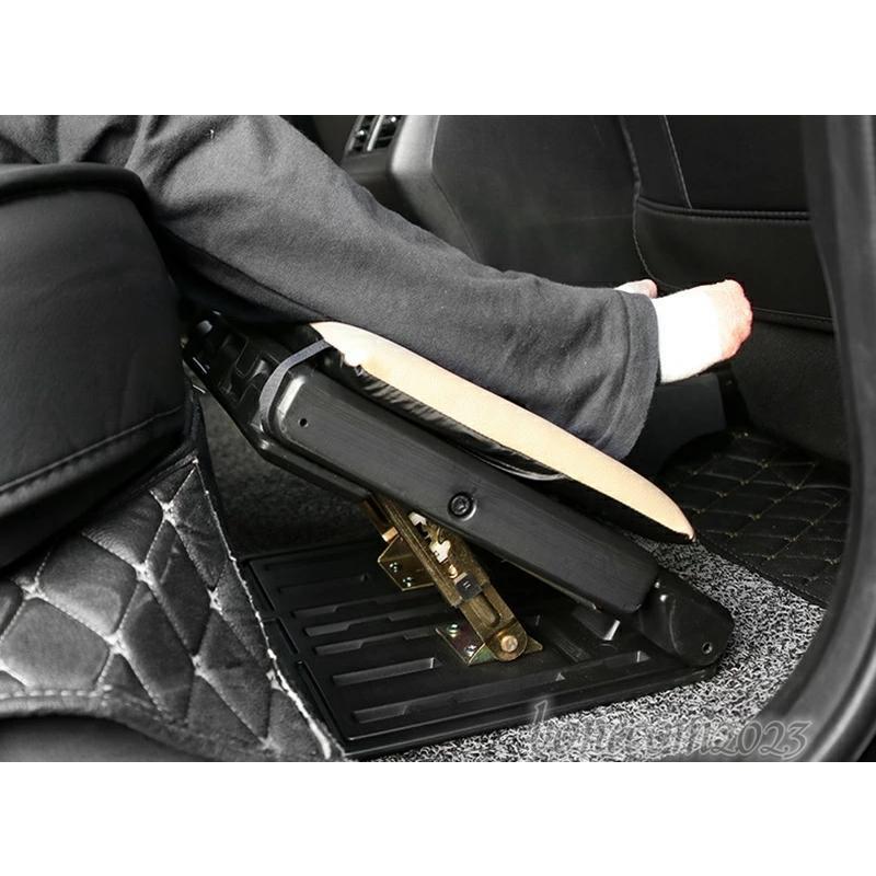 汎用 フットレスト 個 車用 ブラック PVC レー 角度調節可能 足置き 折り畳み 車載 自動車 黒 カー用品 小物 フットレスト 足置き 足置き台 デスク mdprevattcaulkingandwaterproofing.com