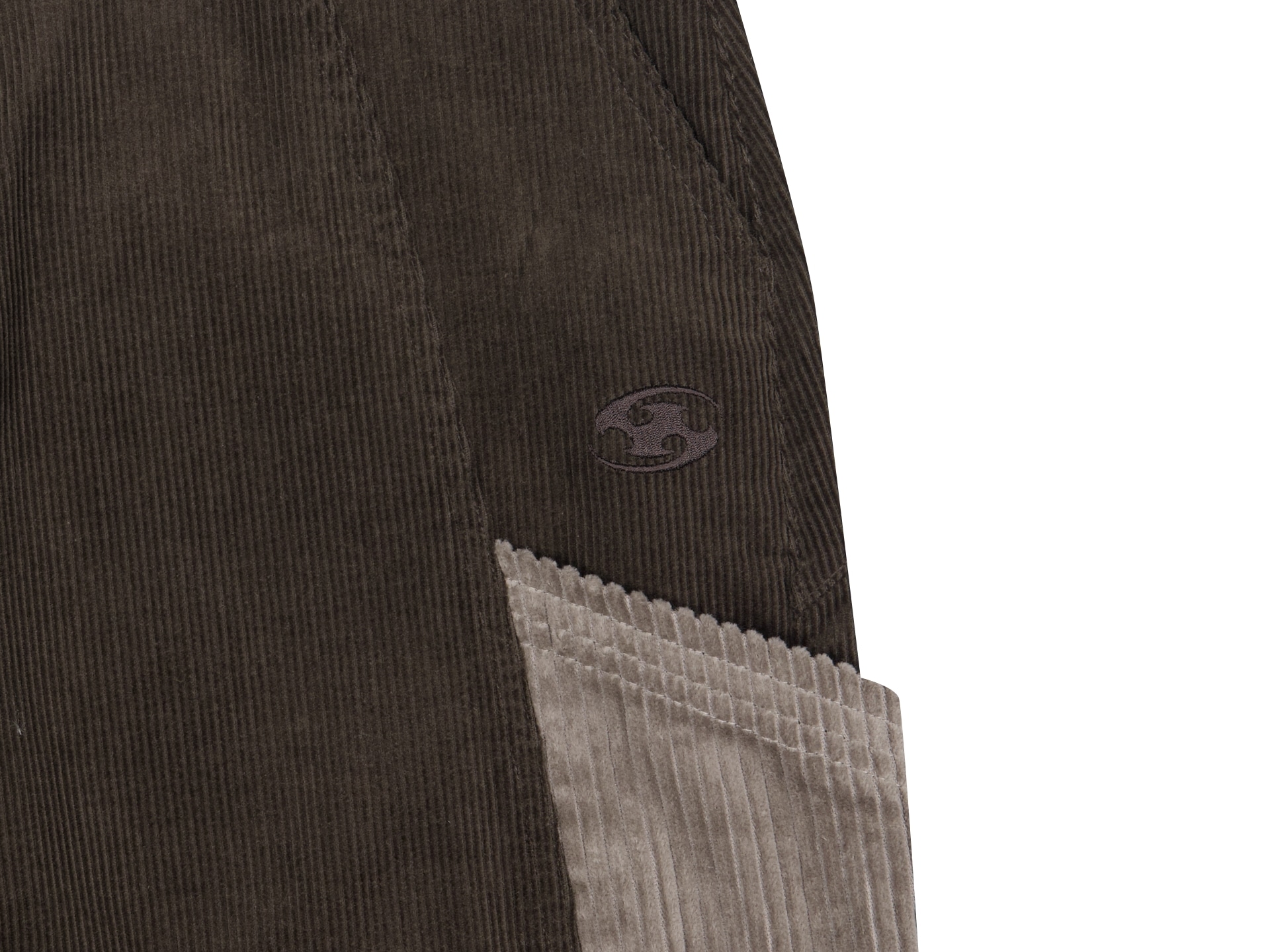 【SANSANGEAR】 CORDUROY POCKET PANTS : BROWN