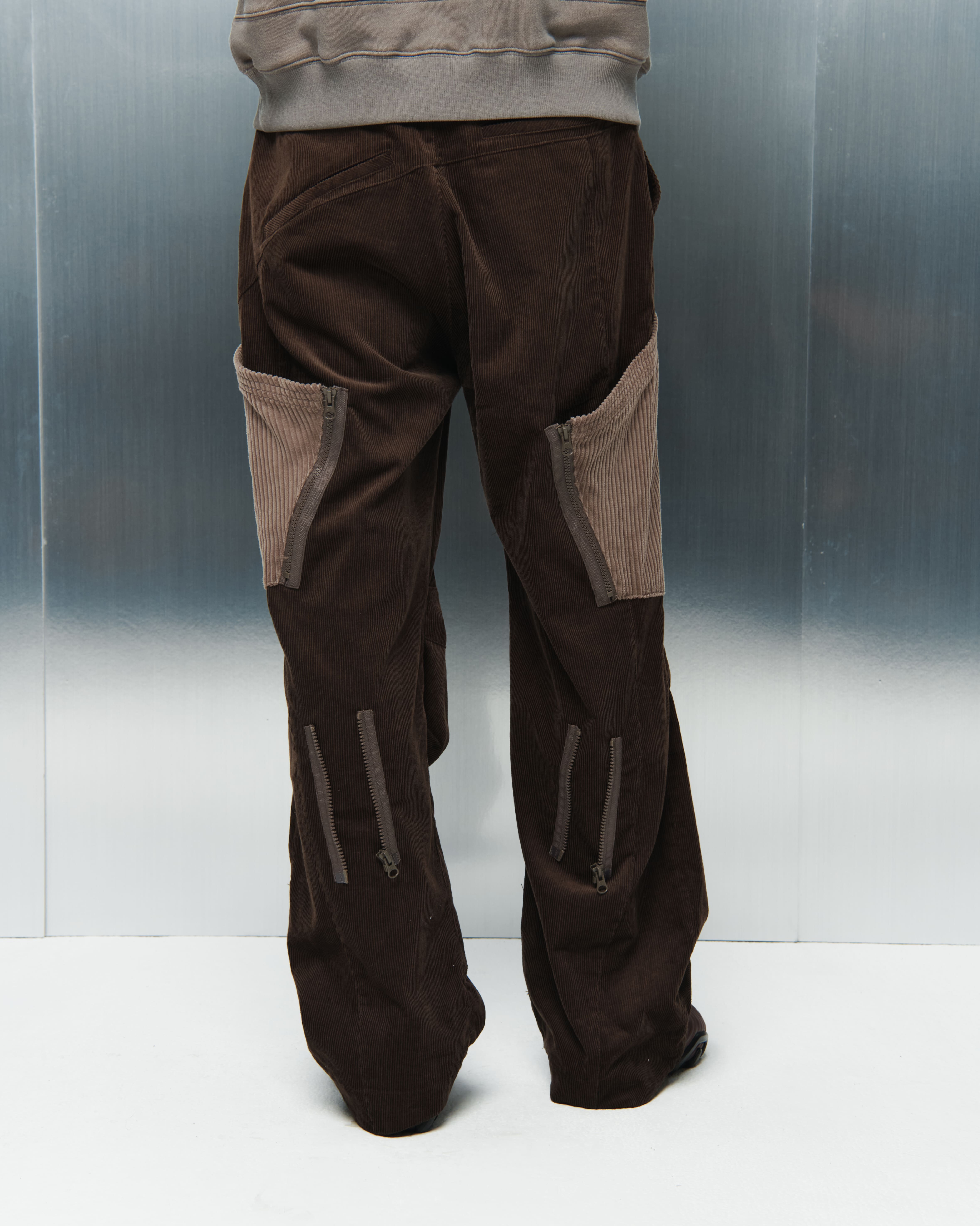 【SANSANGEAR】 CORDUROY POCKET PANTS : BROWN