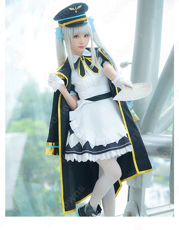 Qoo10] 神楽めあ 軍服 メイド服 コスプレ衣装