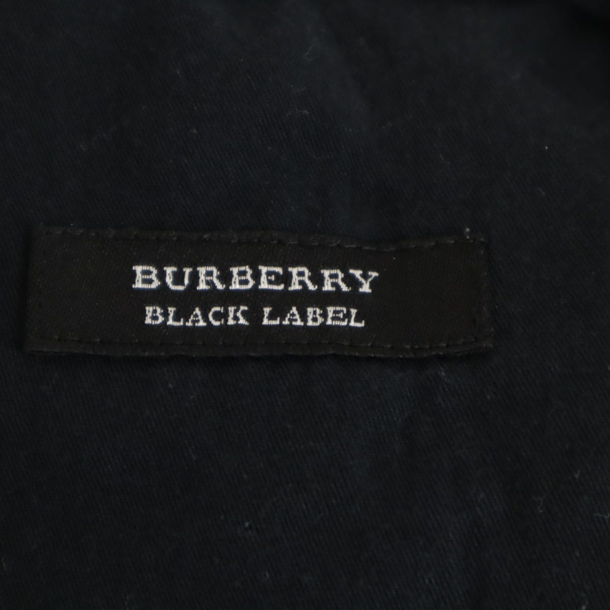 BURBERRY BLACK LABEL バーバリーブラックレーベル 日本製 ストライプ柄 スラックスパンツ 36R ブラック 三陽商会 レディース 古着