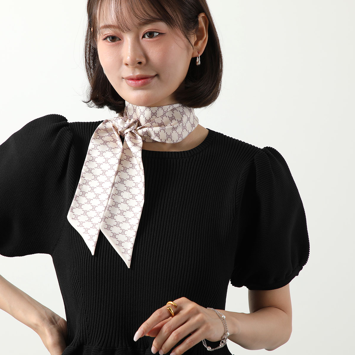 CELINE セリーヌ スカーフ Lavalliere ラヴァリエール 2AWV70922.07DD