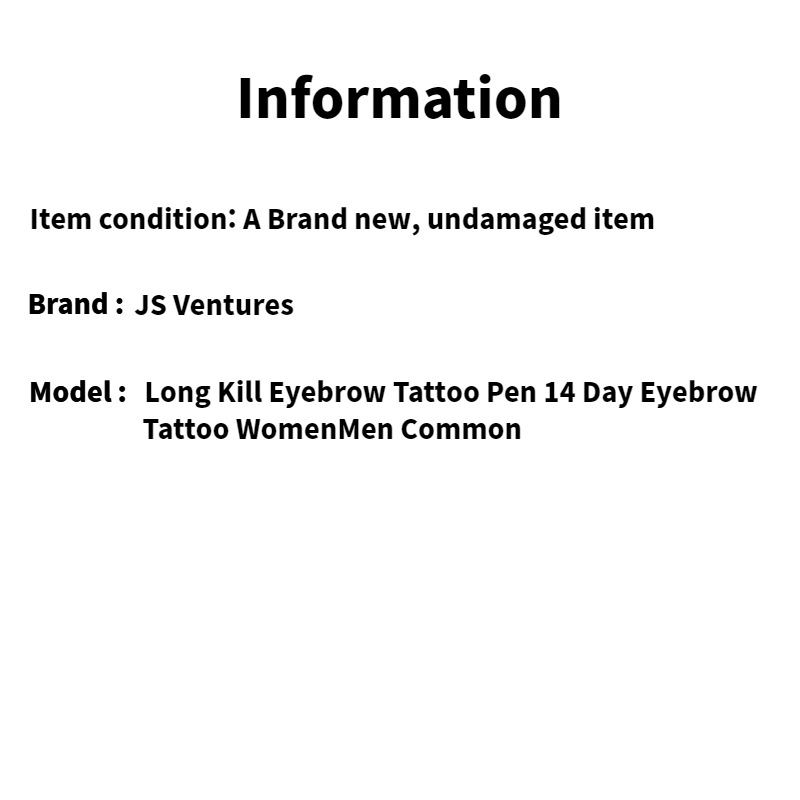 ロングキル眉毛タトゥーペン14日アイブロータトゥー女性男共用