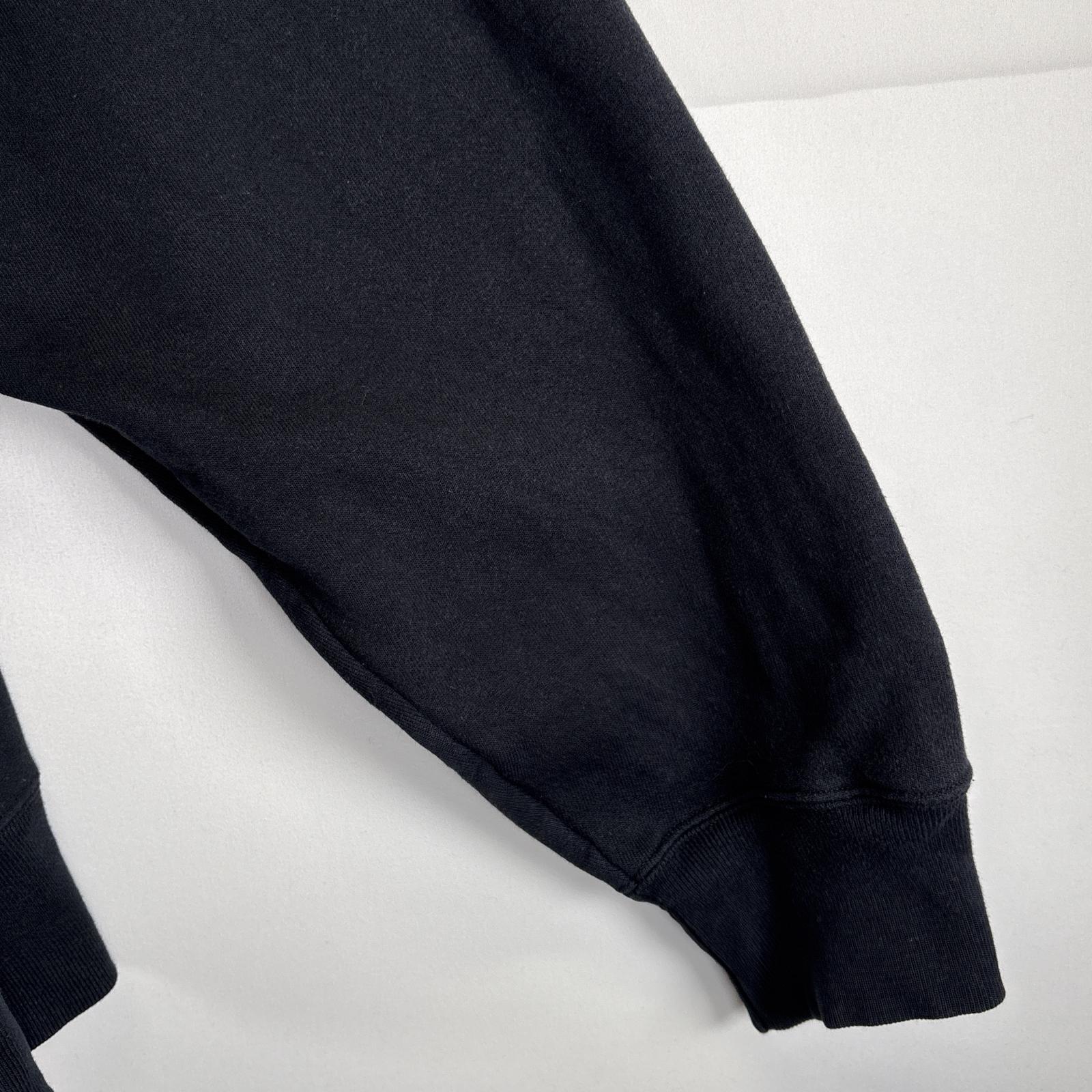 古着 パーカー プレミアムリバースウィーブ 目無し スウェット フーディ 大きいサイズ XXXXL ブラック メンズ