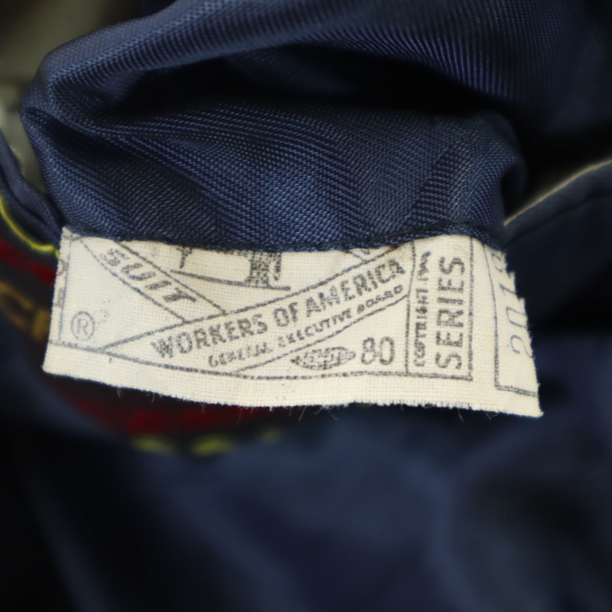 80s ヴィンテージ ユニオンチケット チェック柄 テーラードジャケット ブラウン メンズ 古着