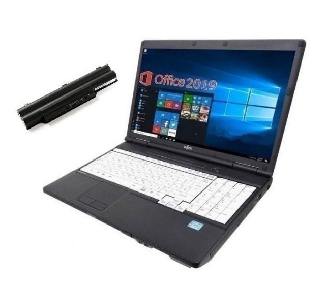 サポート付きバッテリー新品A561 富士通 Windows10 Office2019 新品SSD:512GB 新品メモリー:8GB + 美品 液晶ディスプレイ19インチ サポート付きバッテリー新品A561 富士通 Windows10 Office2019 新品SSD:512GB 新品メモリー:8GB + 美品 液晶ディスプレイ19インチ