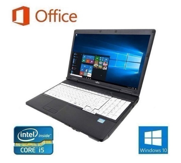 サポート付きバッテリー新品A561 富士通 Windows10 Office2019 新品SSD:512GB 新品メモリー:8GB + 美品 液晶ディスプレイ19インチ サポート付きバッテリー新品A561 富士通 Windows10 Office2019 新品SSD:512GB 新品メモリー:8GB + 美品 液晶ディスプレイ19インチ