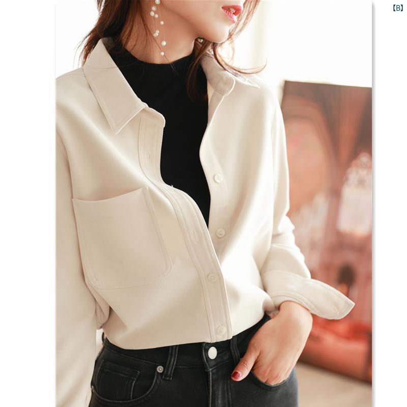 レディース ファッション　レディース　カジュアル　上品　綺麗　外出 厚手 起毛 シャツ 秋冬 レイ ヤード 長袖 コーデュロイシャツ レトロ 通勤 トップ