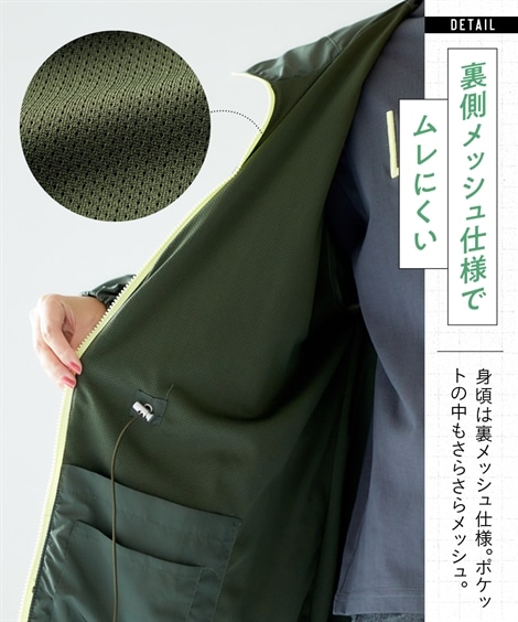 ジャンパーブルゾン 大きいサイズ ８ポケットはっ水マウンテンパーカー 花粉対策