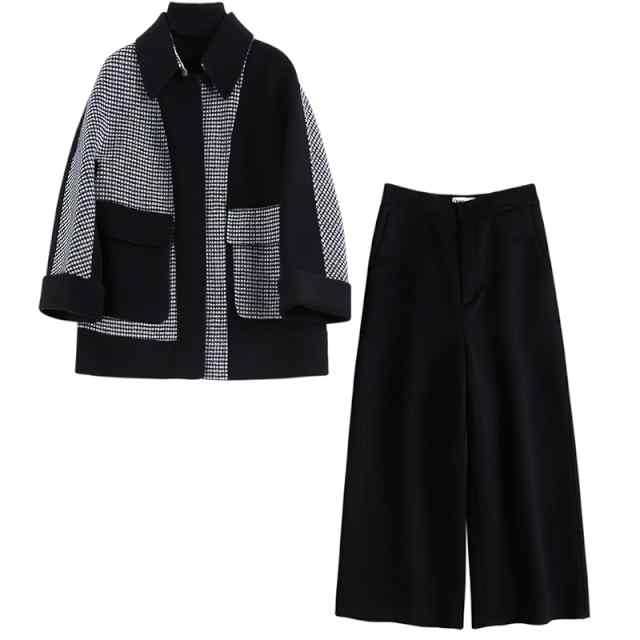 【急速出荷!】セットアップ レディース カジュアル 上下セット ツーピース 長袖 ジャケット フォーマル チェック柄 ワイドレッグパンツ シンプル キレイめ ナチュラル お洒落 可愛い フォーマル系 【急速出荷!】セットアップ レディース カジュアル 上下セット ツーピース 長袖 ジャケット フォーマル チェック柄 ワイドレッグパンツ シンプル キレイめ ナチュラル お洒落 可愛い フォーマル系