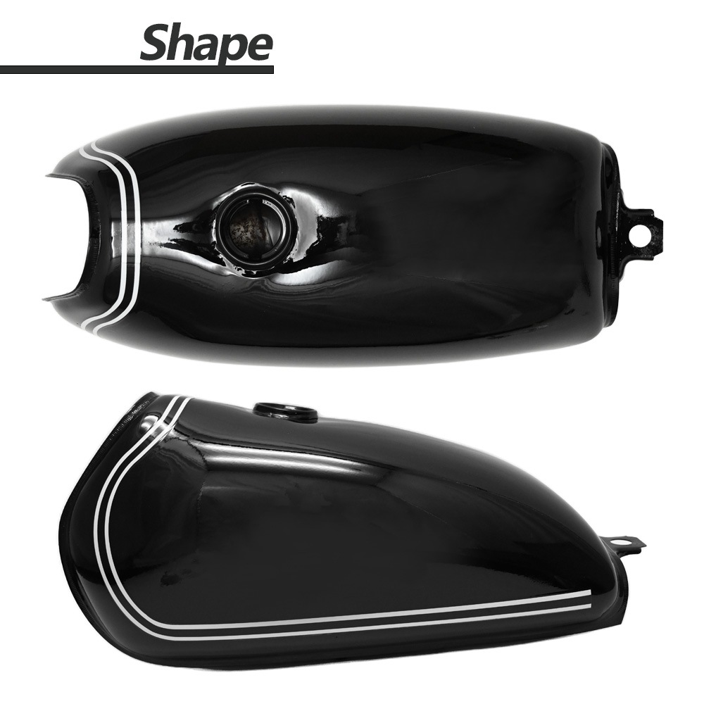 DT-1 DT1タイプ ガソリンタンク タンク 燃料タンク フューエルタンク ブラック 社外品 カフェレーサー カスタム パーツ ヤマハ バイク