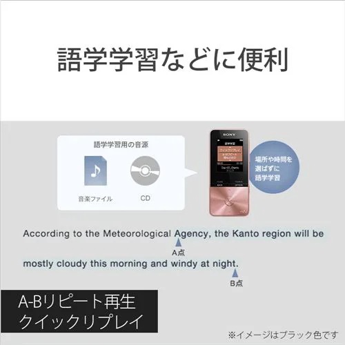 ソニー NW-S315-L ウォークマン Sシリーズ[メモリータイプ] 16GB ブルー WALKMAN ソニー NW-S315-L ウォークマン Sシリーズ[メモリータイプ] 16GB