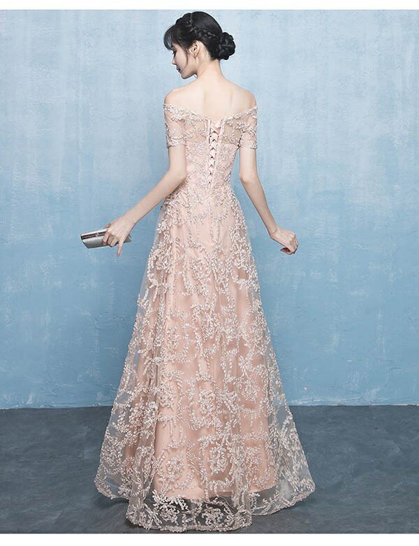 パーティードレス 演奏会用ドレス ロングドレス 母親 結婚式 オフショルダー シャンパン ワインレッド レッド ブラック 編み上げタイプ ロングドレス 演奏会 ドレス 大人 ピアノ 発表会 大きいサイ