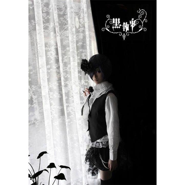 (WJ Fashion)コスプレ衣装 黒執事 シエル・ファントムハイヴ サーカス 豪華セット cosplay コスチューム