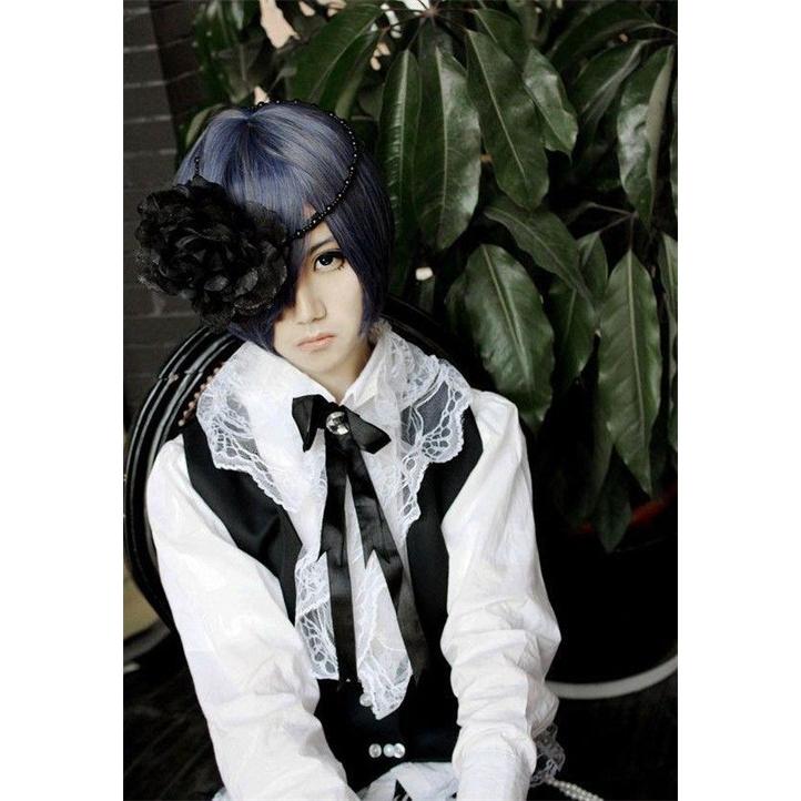 (WJ Fashion)コスプレ衣装 黒執事 シエル・ファントムハイヴ サーカス 豪華セット cosplay コスチューム