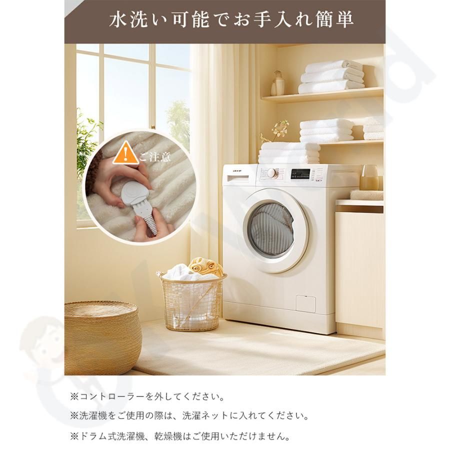 電気毛布 電気ブランケット 毛布 敷き毛布 掛け敷き兼用 213*229cm 速暖 定時 洗える 5段階温度調整 敷きフランネル 電気ひざ掛け 防寒対策 ふわふわ 2024 即納