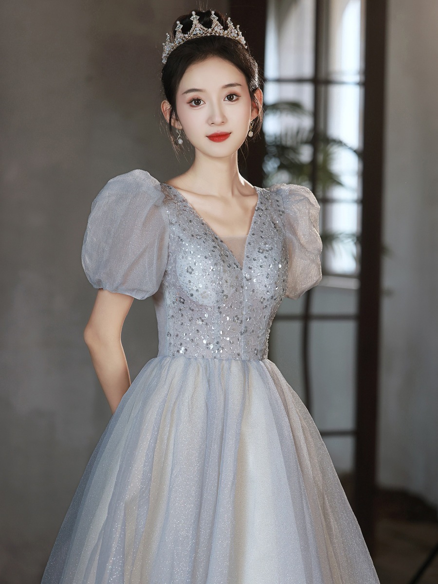 パーティードレス大人気ドレス2023型トップス高級質感ドレスワンピース成人式結婚式ドレス誕生祝いフォーマルなロングドレス成人式