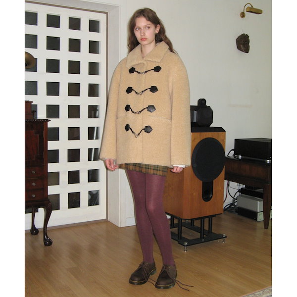 MUSINSA | SINOON OVERFIT MUSTANG COAT (BEIGE)