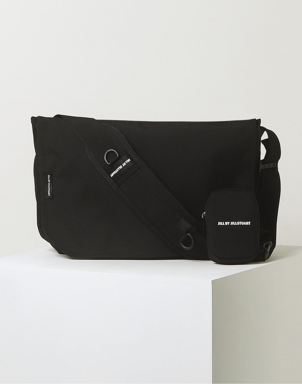 YOUTH LOGO CORDURA NYLON MESSENGER BAG JLBA3E725BK JILL BY JILLSTUART ジルバイジルスチュアート ジルスチュアート ニューヨーク ク