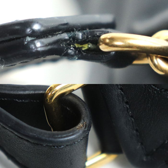 LOUIS VUITTON ルイ・ヴィトン ニューウェーブ バムバッグ ボディバッグ ブラック ノワール M53750 MI0250 レディース 中古