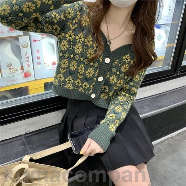 ニットセーター レディース 秋冬 40代 長袖 キレイニット トップス 花柄 可愛い セーター ショット丈 ニットソー ゆったり プルオーバー 韓国風 オシャレ ニットセーター レディース 秋冬 40代 長袖 キレイニット