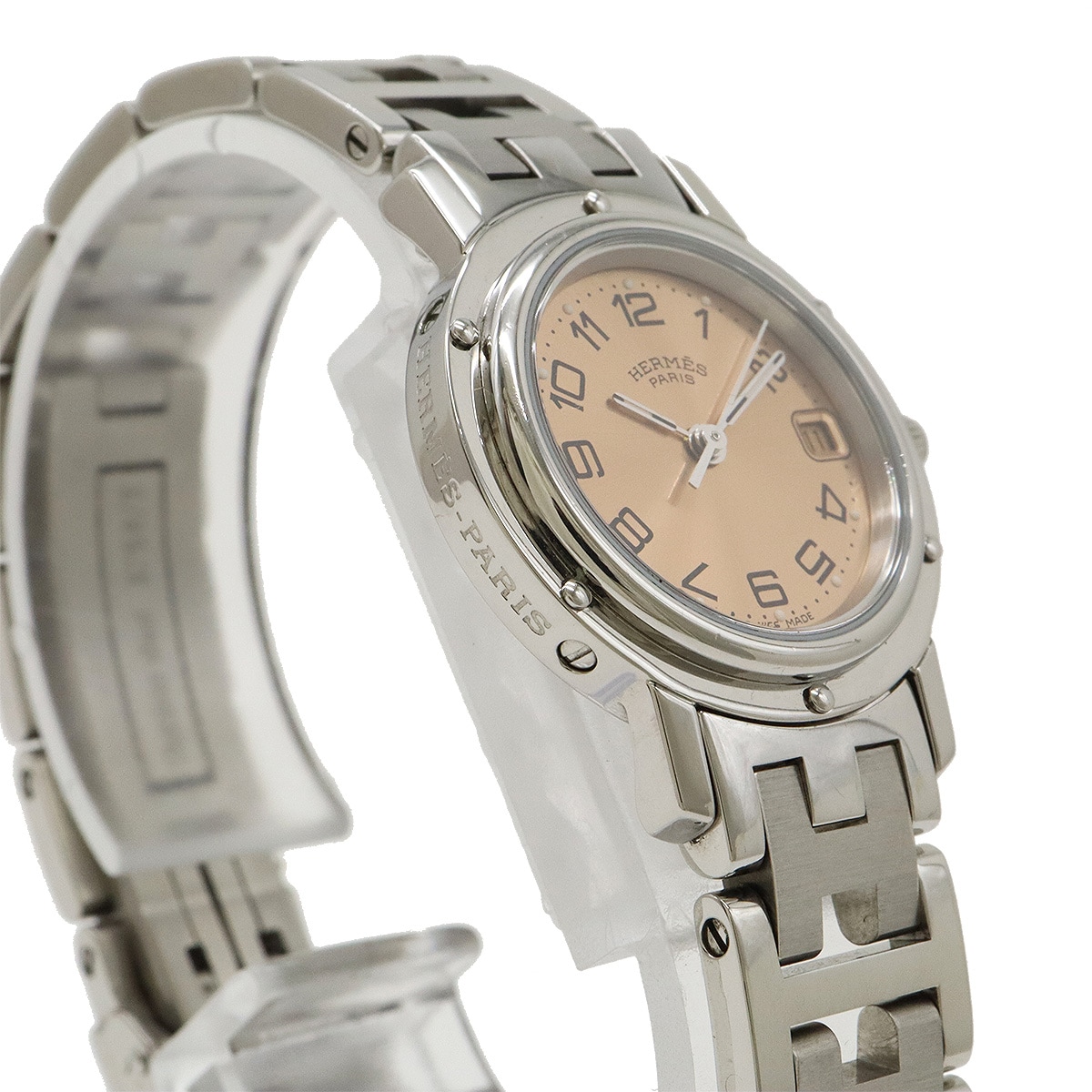 クリッパー デイト ピンク文字盤 SS レディース QZ クォーツ 腕時計 CL4.21 クリッパー デイト ピンク文字盤 SS レディース QZ クォーツ 腕時計 CL4.21