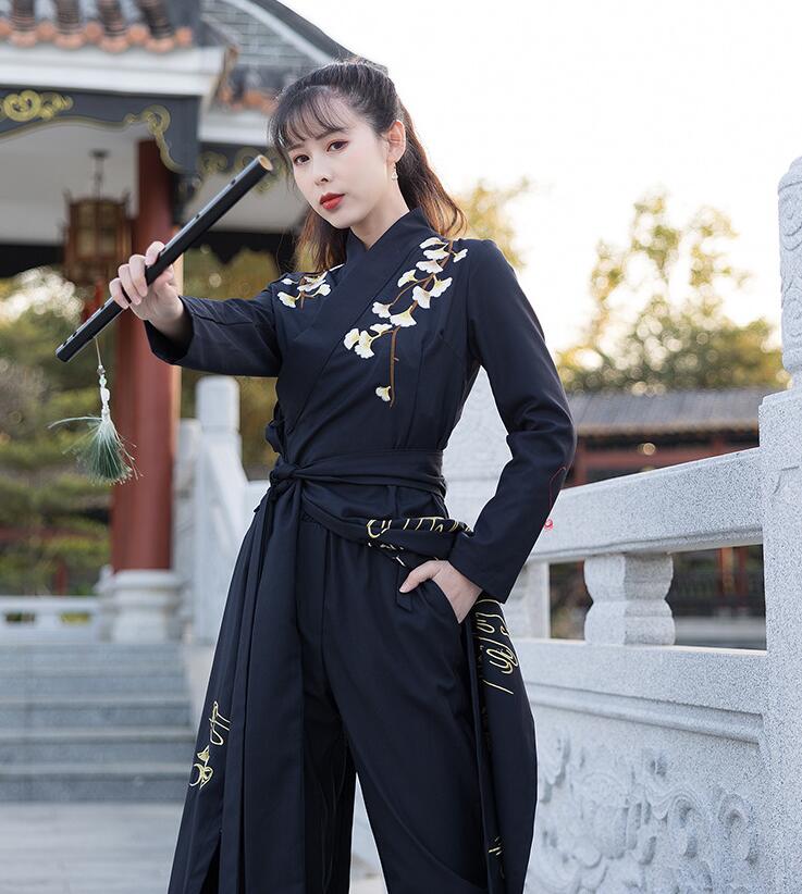 カップル漢服唐装パンツセットレディース中華伝統的漢服ロング丈シャツ春夏花柄刺繍メンズ中華古風コスプレ衣装コスプレ漢服チャイナ舞台ステージ服ハロウィンクリスマス仮装変装イベント学園祭