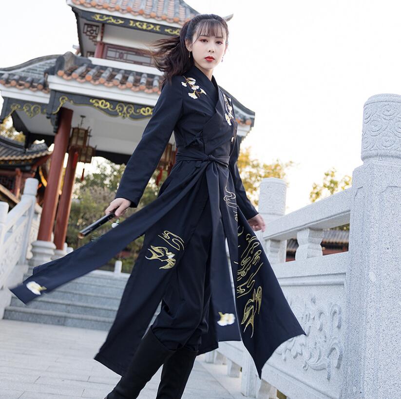 カップル漢服唐装パンツセットレディース中華伝統的漢服ロング丈シャツ春夏花柄刺繍メンズ中華古風コスプレ衣装コスプレ漢服チャイナ舞台ステージ服ハロウィンクリスマス仮装変装イベント学園祭