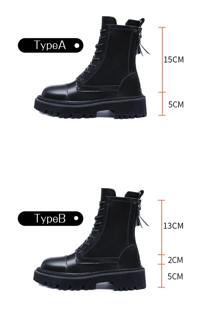 [3日内に発送]レースアップ ブーツ ミドルブーツ レディース 編み上げブーツ レースアップブーツ 裏起毛 インソール 袴ブーツ 保温 防 5cmヒール ダブル バックジッパー ラウンドトゥ ハイヒー