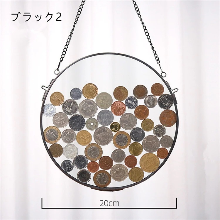 INSスタイル コイン展示枠 デザインセンス オープンギフト 招財進宝振り子 玄関装飾 コイン収集枠 大人気