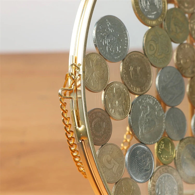 INSスタイル コイン展示枠 デザインセンス オープンギフト 招財進宝振り子 玄関装飾 コイン収集枠 大人気