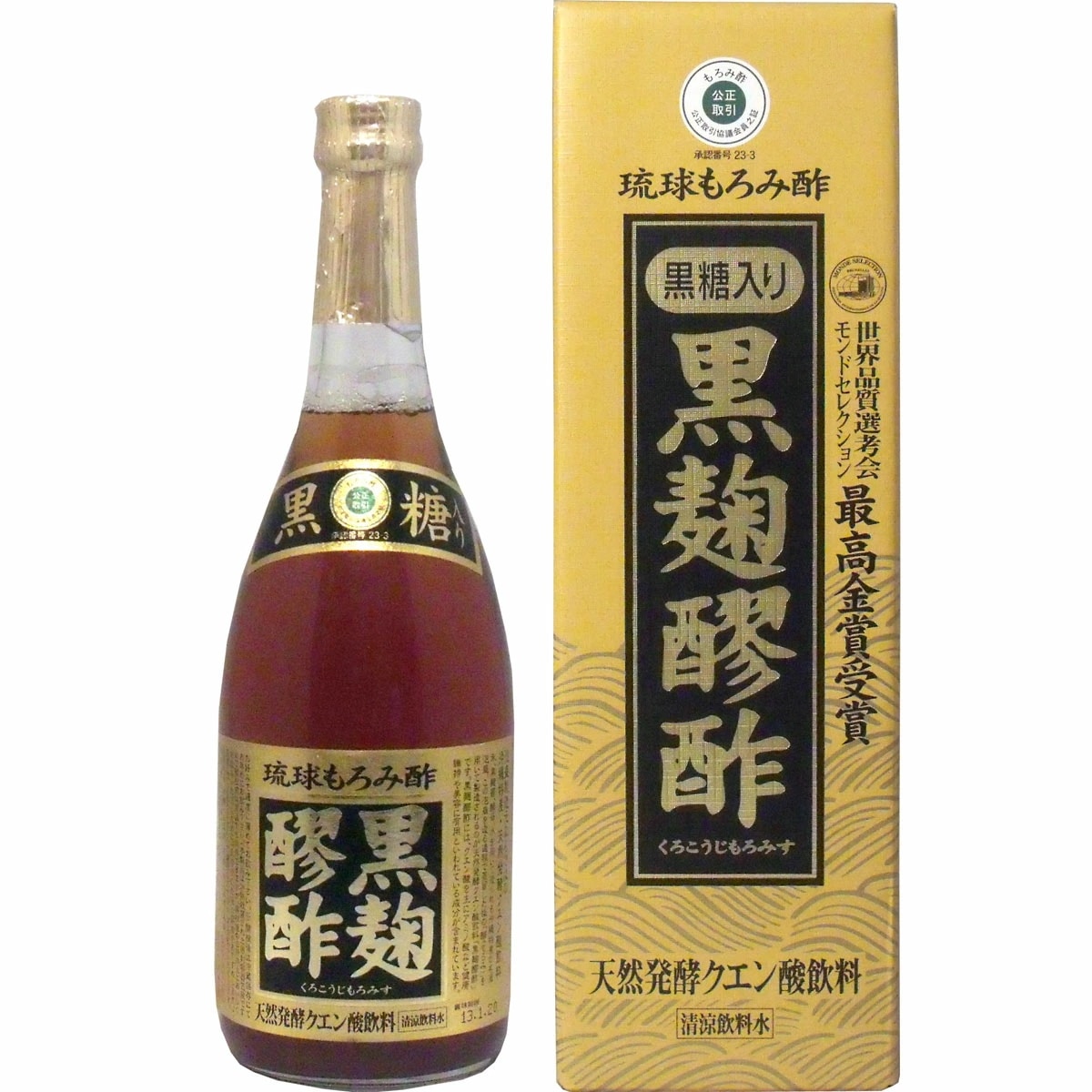 琉球もろみ酢 黒麹醪酢(黒糖タイプ) 720mL×6個セット 琉球もろみ酢 黒麹醪酢(黒糖タイプ) 720mL×6個セット