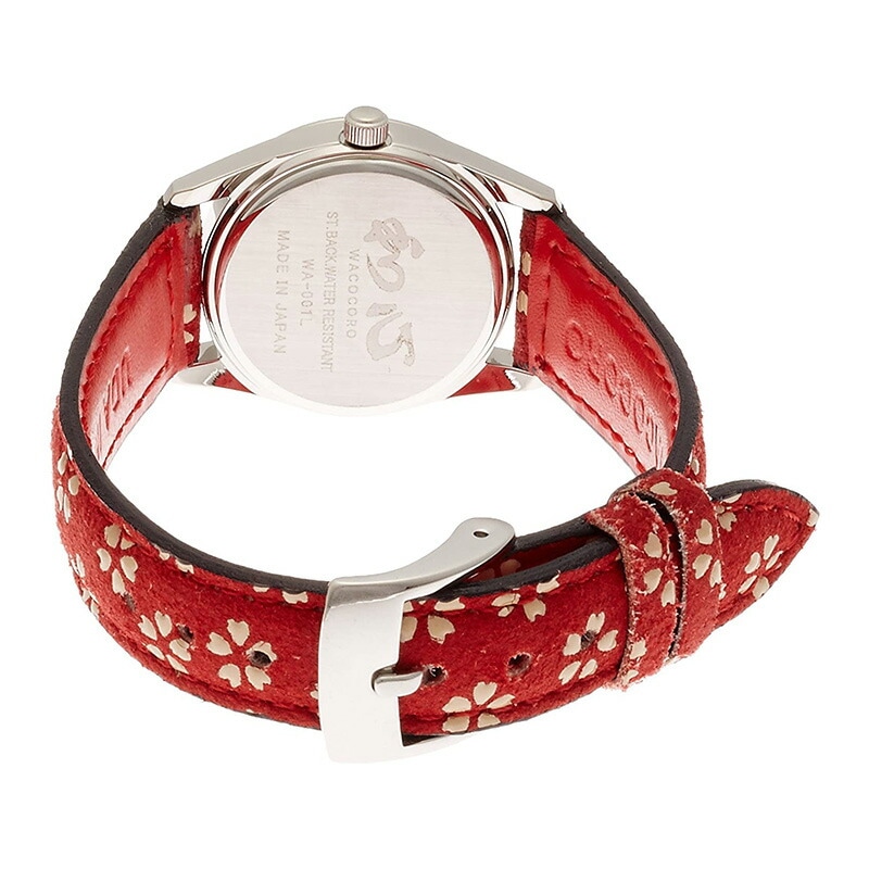 ワココロ 腕時計 WA-001L-J ブルー 和心和素材を取り入れた個性ある日本製レディース腕時計 WA-001L-I